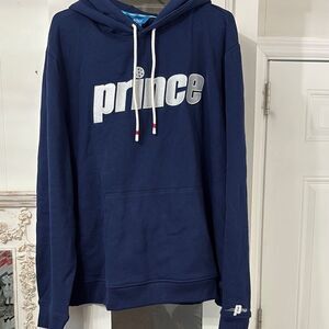 NWT Prince Blue Pickleball Hooded Sweatshirt size XL